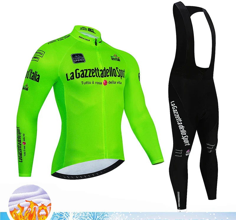 Velaro Winter Fleece Radsport-Set Herren – Wärme, Komfort & Unterstützung für winterliche Fahrten