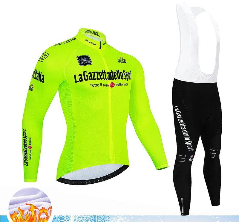 Velaro Winter Fleece Radsport-Set Herren – Wärme, Komfort & Unterstützung für winterliche Fahrten