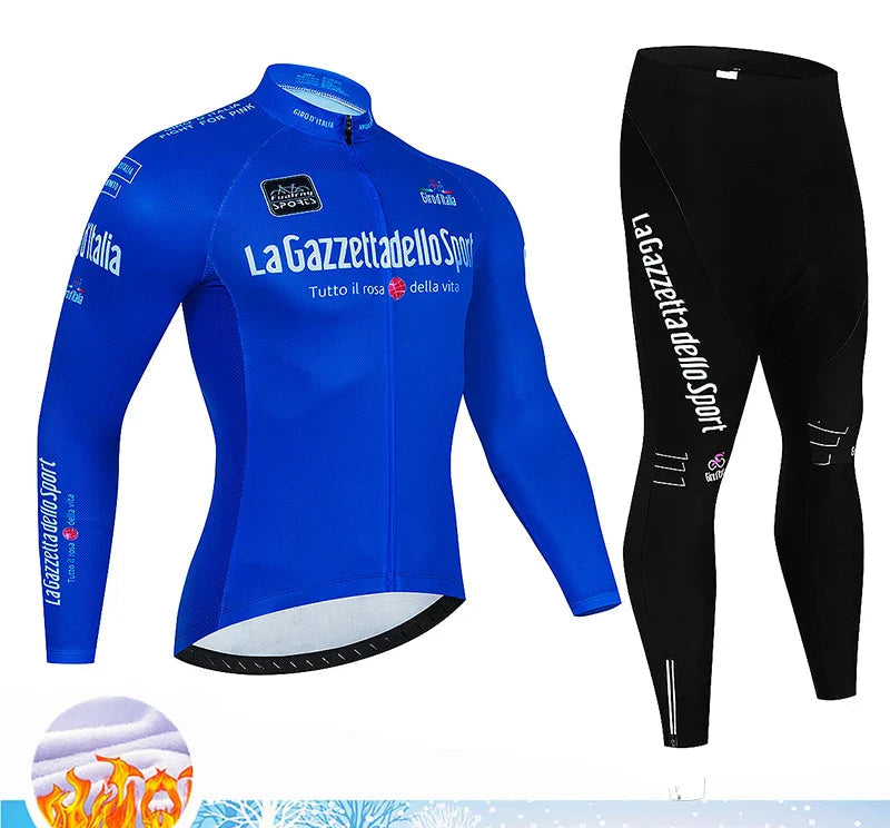 Velaro Winter Fleece Radsport-Set Herren – Wärme, Komfort & Unterstützung für winterliche Fahrten