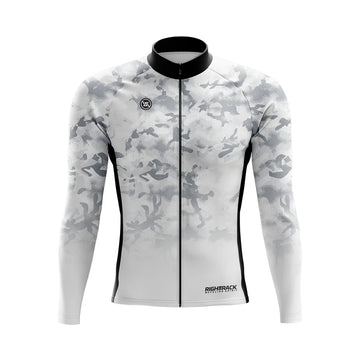Rovex Herren Radsportshirt – Atmungsaktives Fleece & Camo-Design für komfortable Fahrten