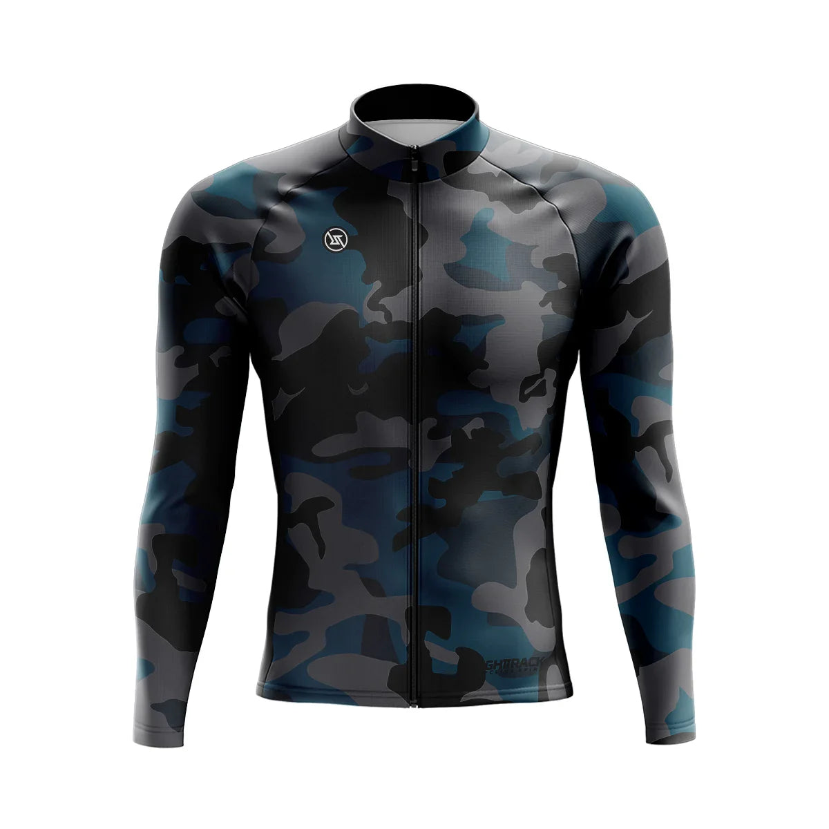 Rovex Herren Radsportshirt – Atmungsaktives Fleece & Camo-Design für komfortable Fahrten