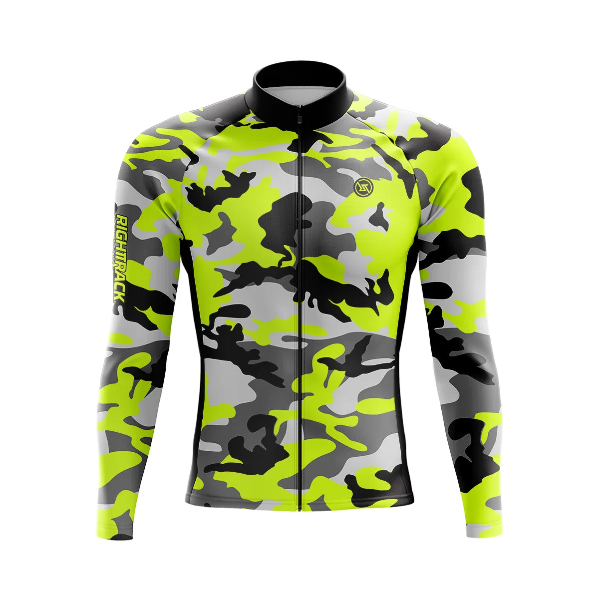 Rovex Herren Radsportshirt – Atmungsaktives Fleece & Camo-Design für komfortable Fahrten
