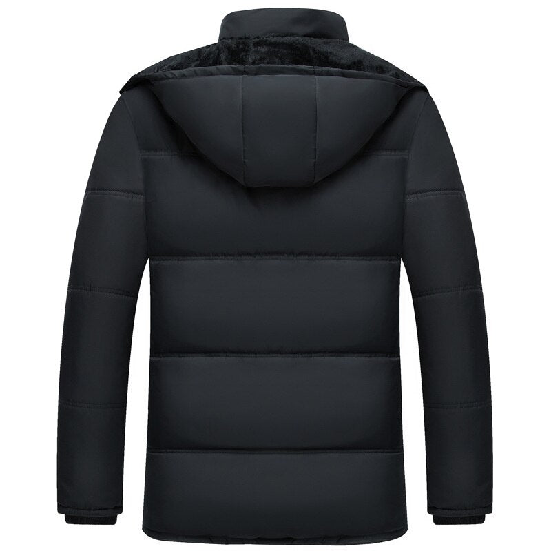 Giacca classica da uomo – parka invernale antivento e impermeabile