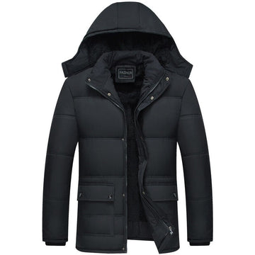 Giacca classica da uomo – parka invernale antivento e impermeabile