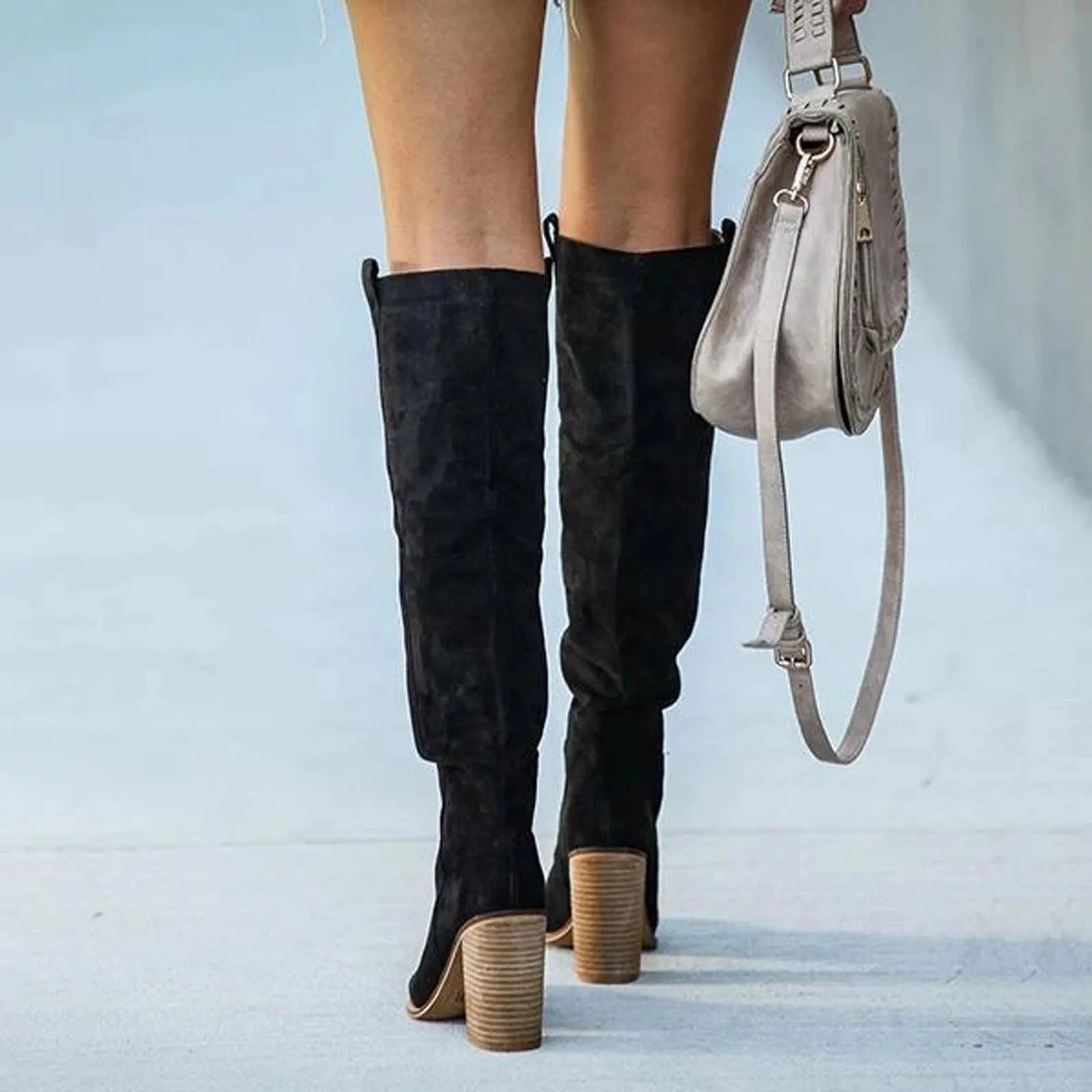 Ditte - Modische kniehohe Stiefel