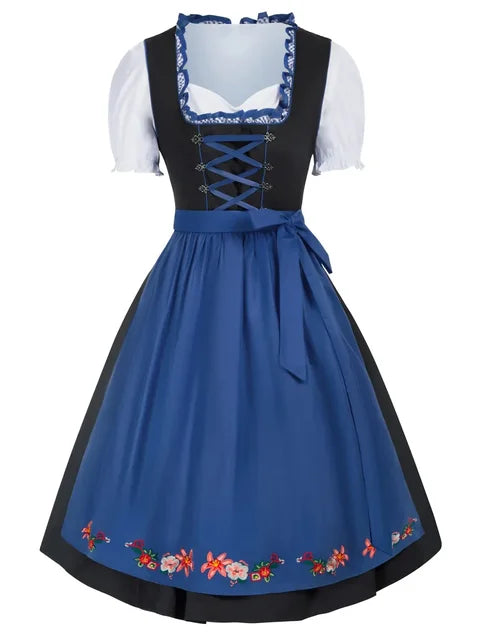 Devako Original Oktoberfest Dirndlkleid für Damen - Traditioneller Stil