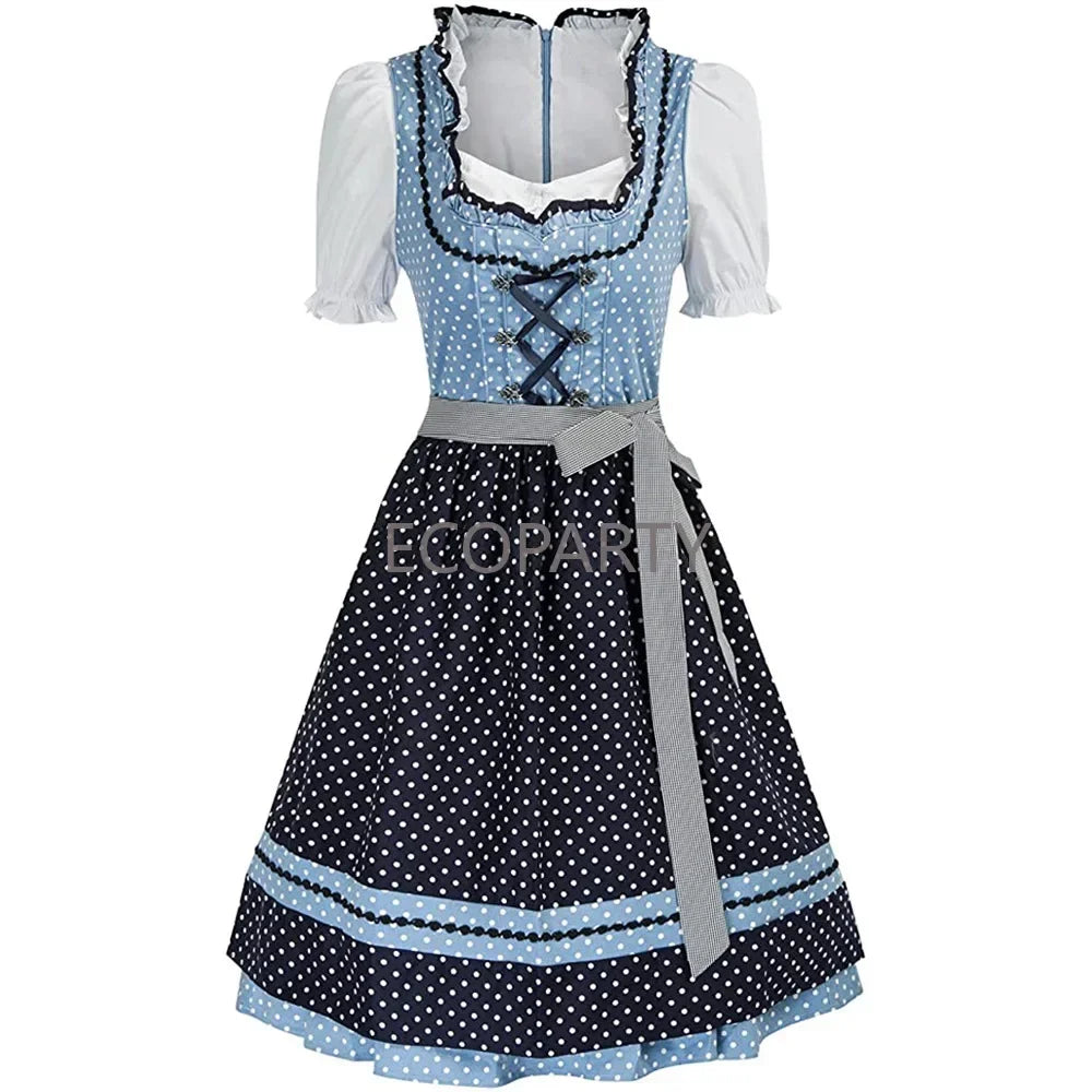 Devako Original Oktoberfest Dirndlkleid für Damen - Traditioneller Stil