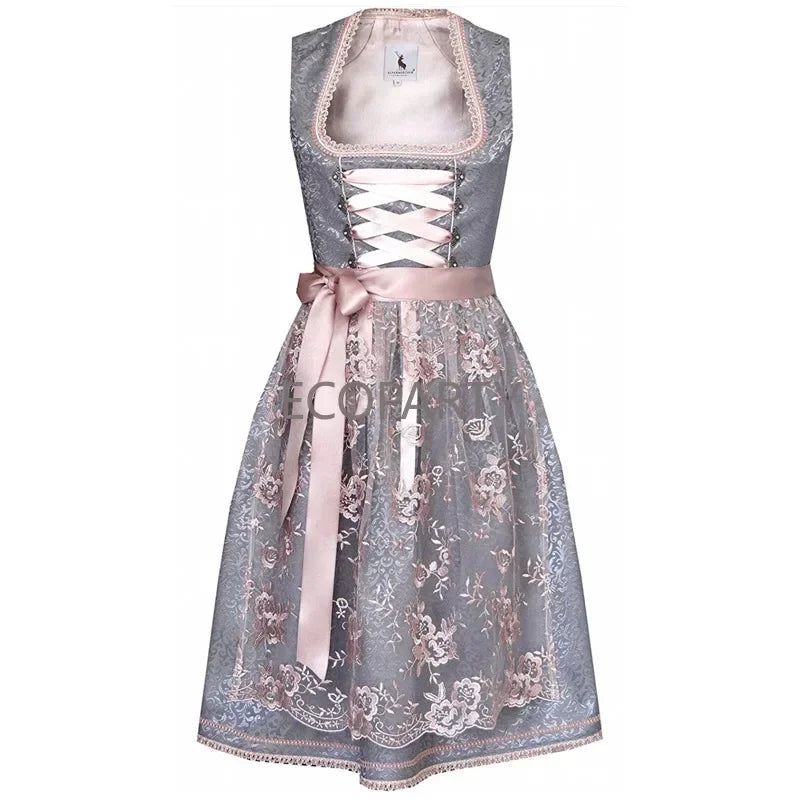 Devako Original Oktoberfest Dirndlkleid für Damen - Traditioneller Stil