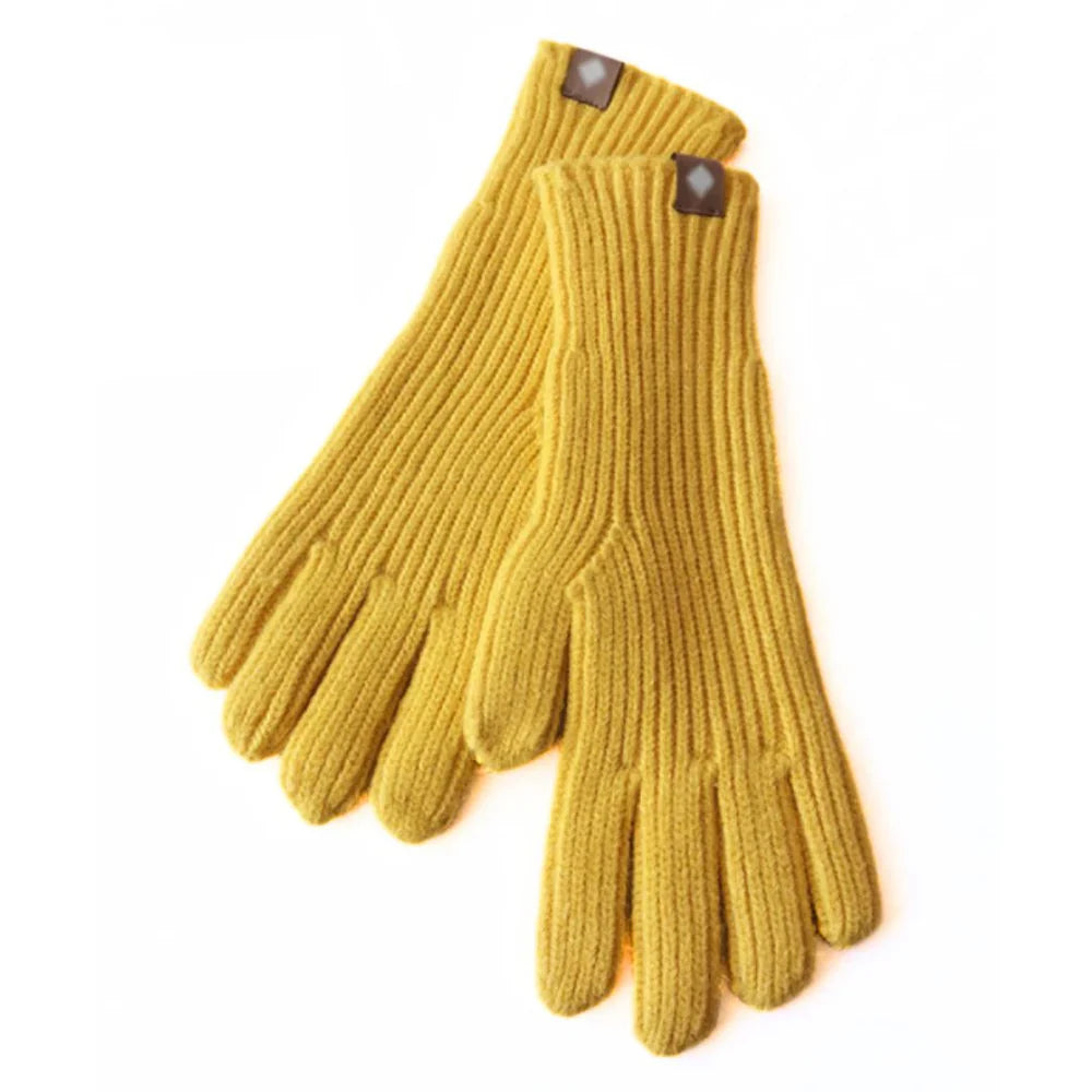 Lässige gestrickte Damenhandschuhe - Elara