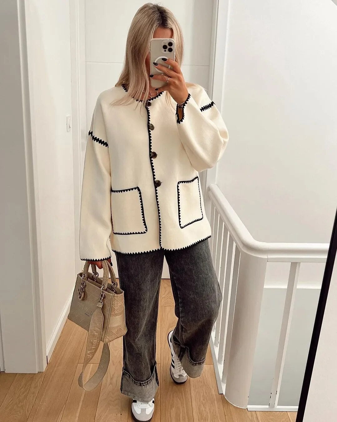 Janine | Strickmantel