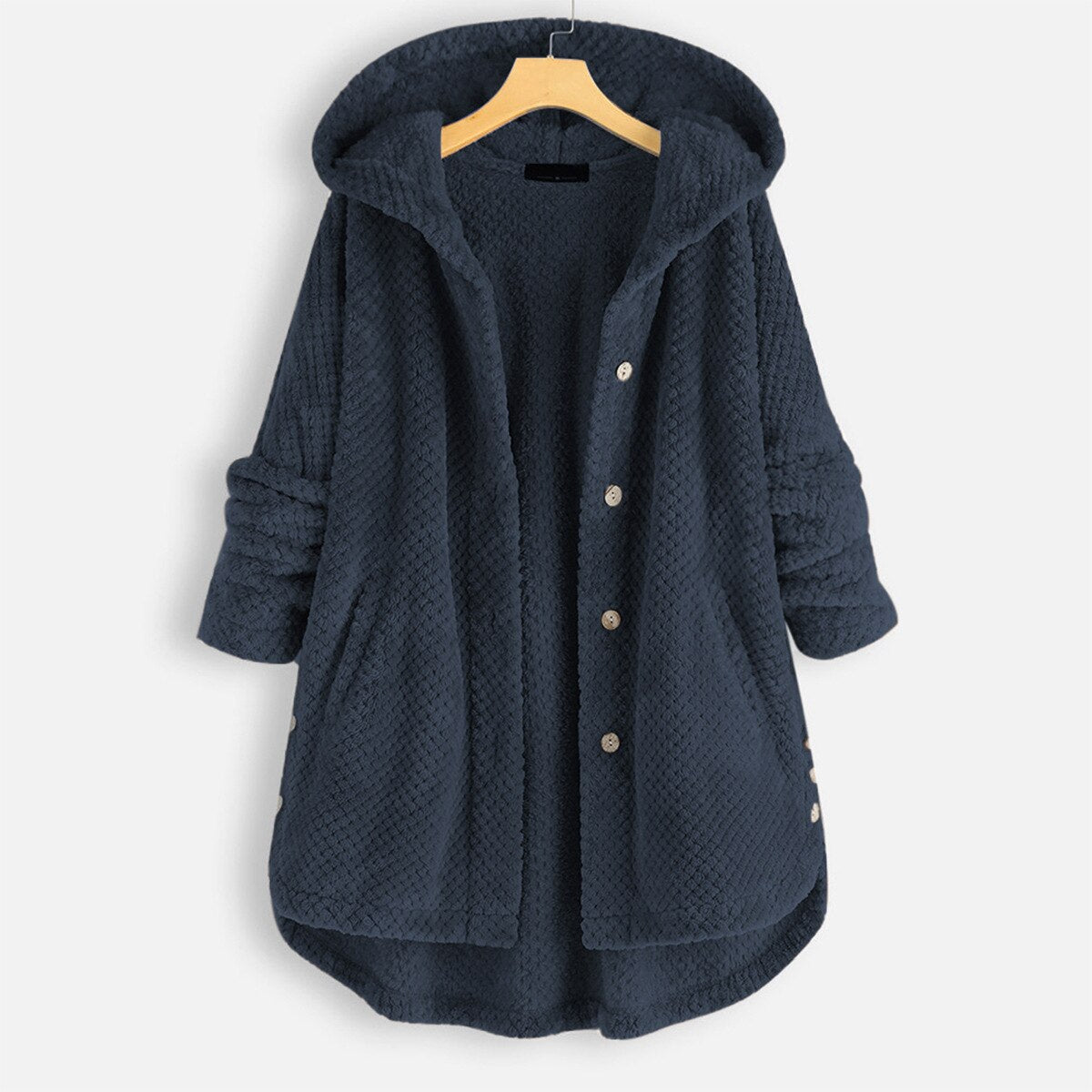 Zavando | Grande veste pour femme avec capuche pour un look hivernal charmant