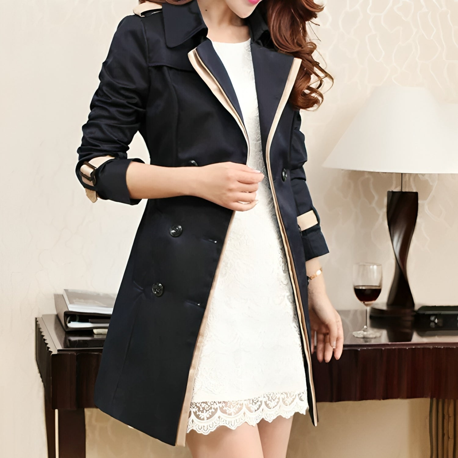 Manteau Wareld - Trench-coat élégant pour femme pour toutes les occasions
