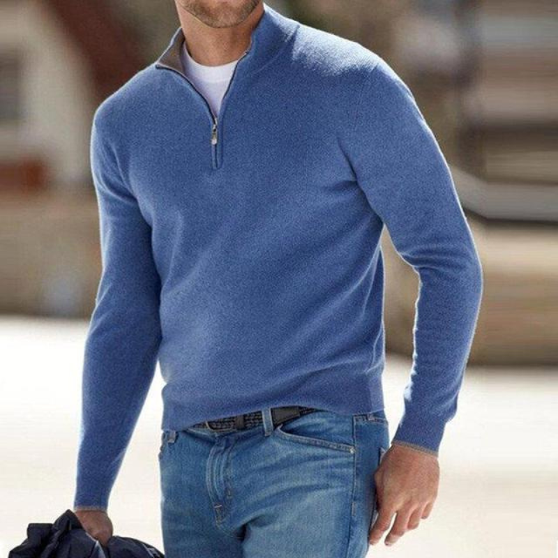 Halfzip Herrenpullover – Stilvoller Komfort mit Reißverschluss