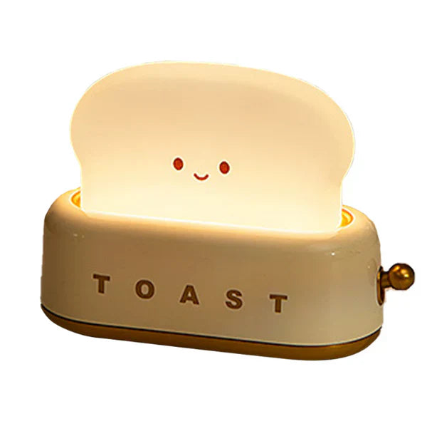 Niedliches Toast-Nachtlicht - tragbar, wiederaufladbar und stimmungsvoll