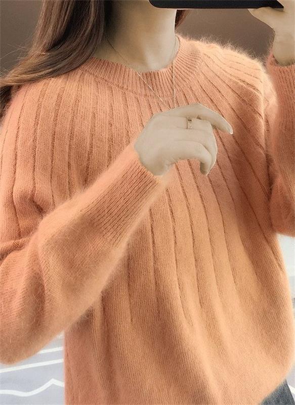 Flauschiger Strickpulli - Inola