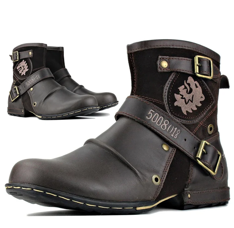 Vintage Herrenstiefel | Klassische Retro-Stiefel mit zeitlosem Stil
