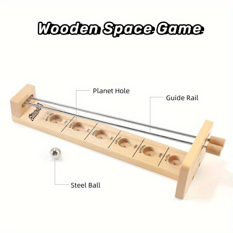 Hölzernes Stickball-Spiel Space Adventure - SpaceBall Frenzy
