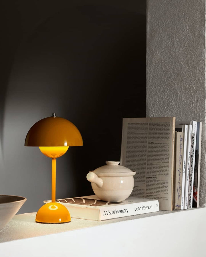 Devako Umbrilight - Tischleuchte mit Retro-Lampenschirm