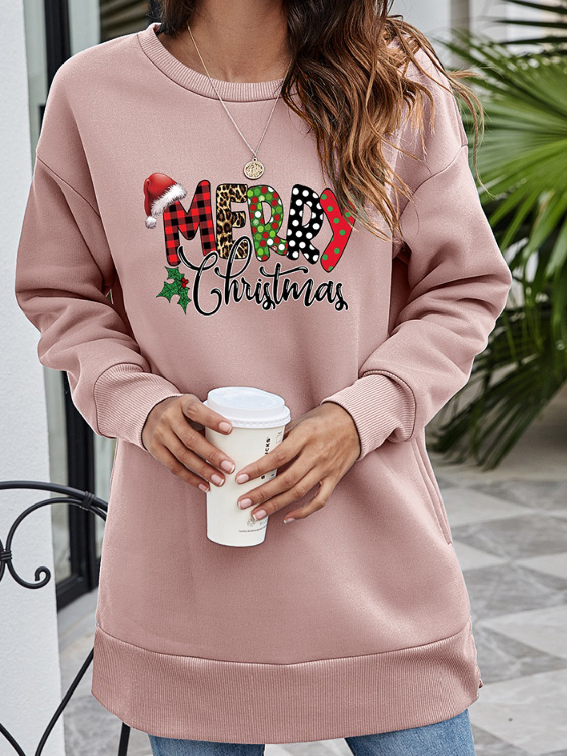 Felpa MERRY CHRISTMAS - Maglione festivo e comodo