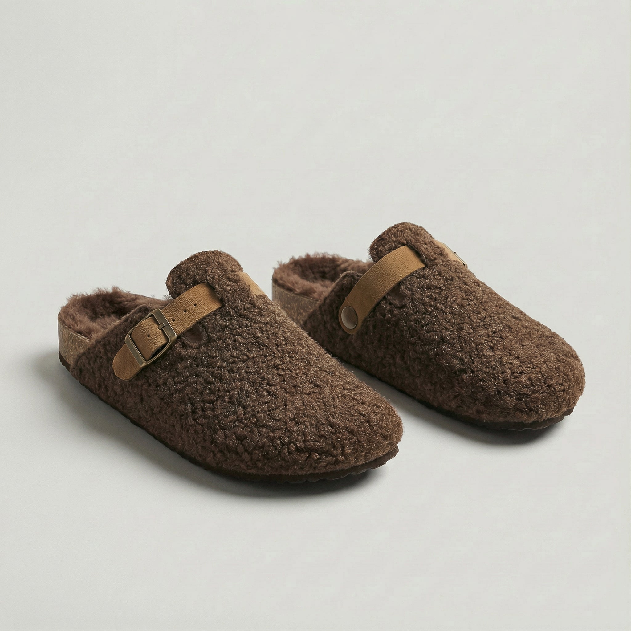 Pantofole da donna – Morbido materiale in lana d'agnello, suola antiscivolo e vestibilità comoda