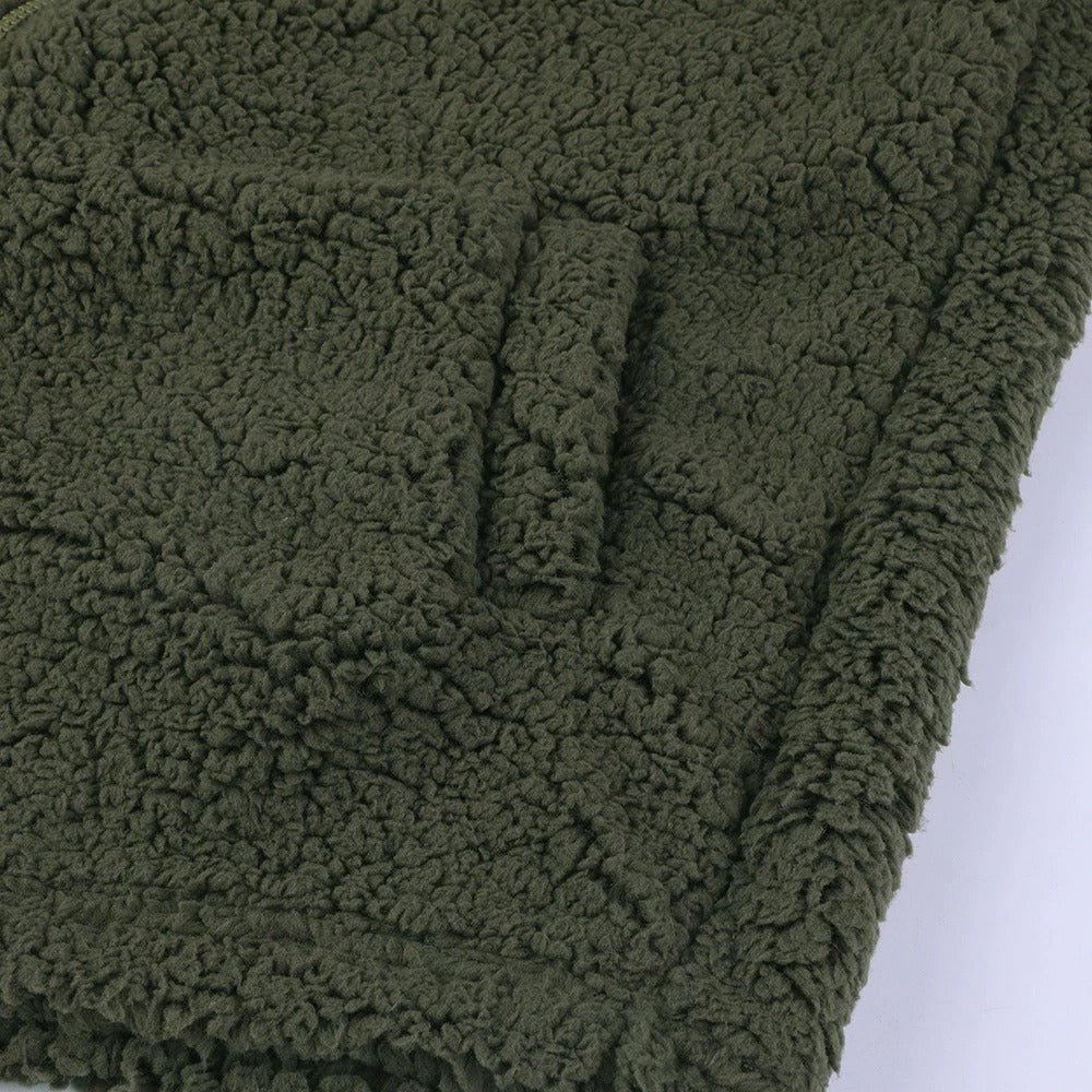 Plüschige dicke Strickjacke für Frauen - Natasha