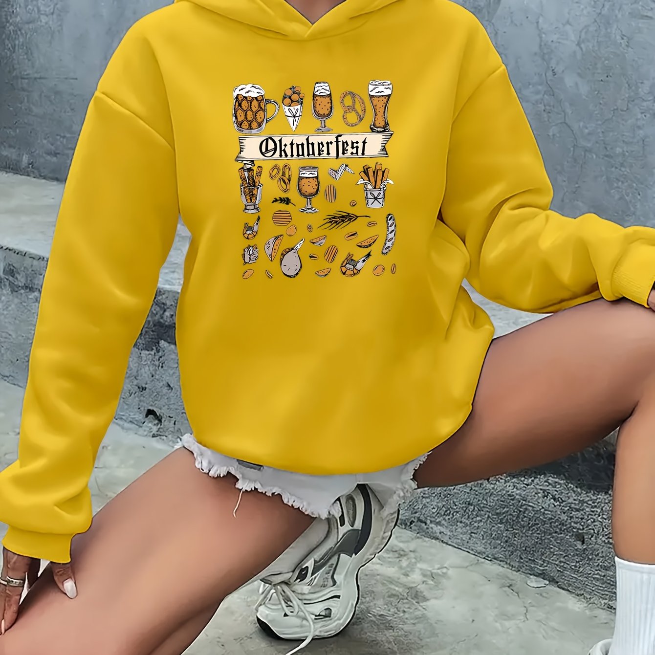 Bavaria Spirit Dames Hoodie Anna – Oktoberfest Warm für Herbst & Winter