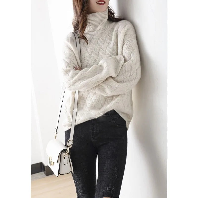 Isabella Luxe kashmir-pullover til kvinder | Blød, varm & tidløs stil