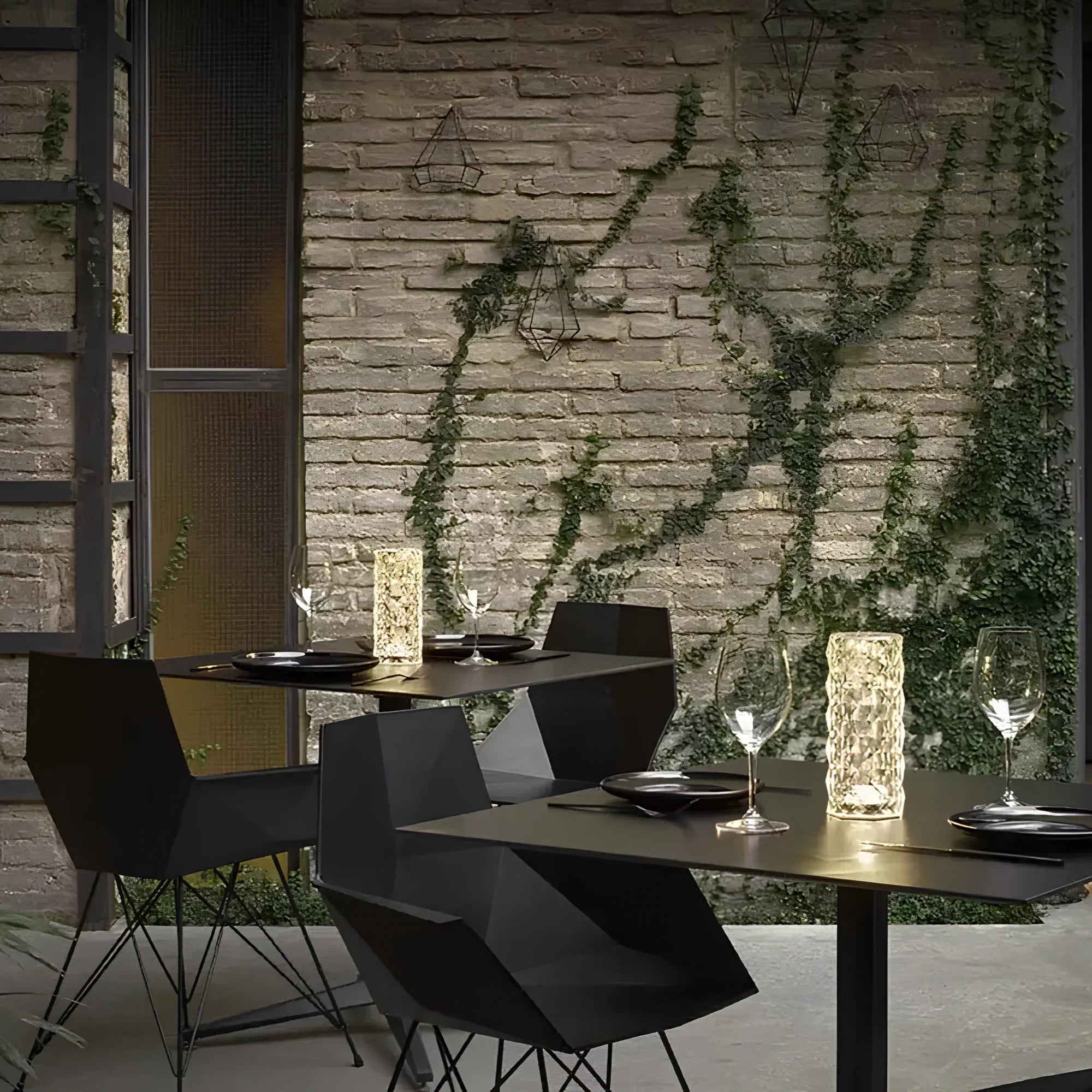 LumiCrystal – lampada da tavolo in cristallo LED con touch e telecomando – 16 colori
