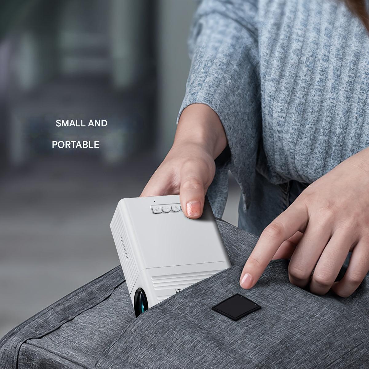 Mini Projektör – Taşınabilir Tasarım 3000 Lümen & HDMI/USB ile Her Yerde Net Görüntüler