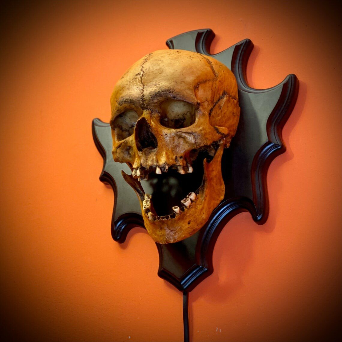 Totenkopf-Nachtlicht - LED-Nachtlicht | Stimmungsvolles Skelett-Design