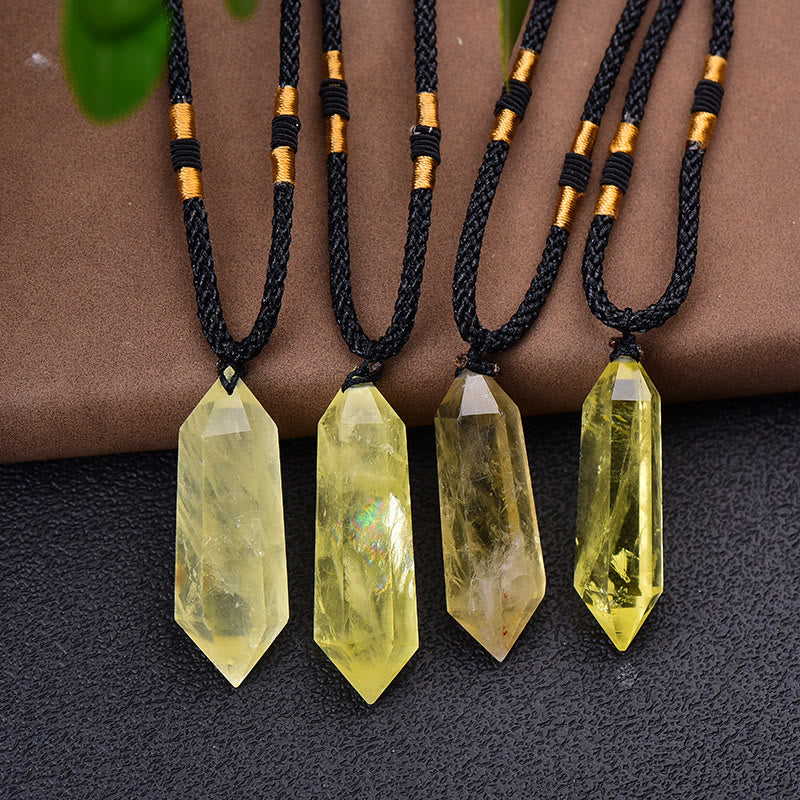 Collana curativa naturale in cristallo di ametista – Lyra