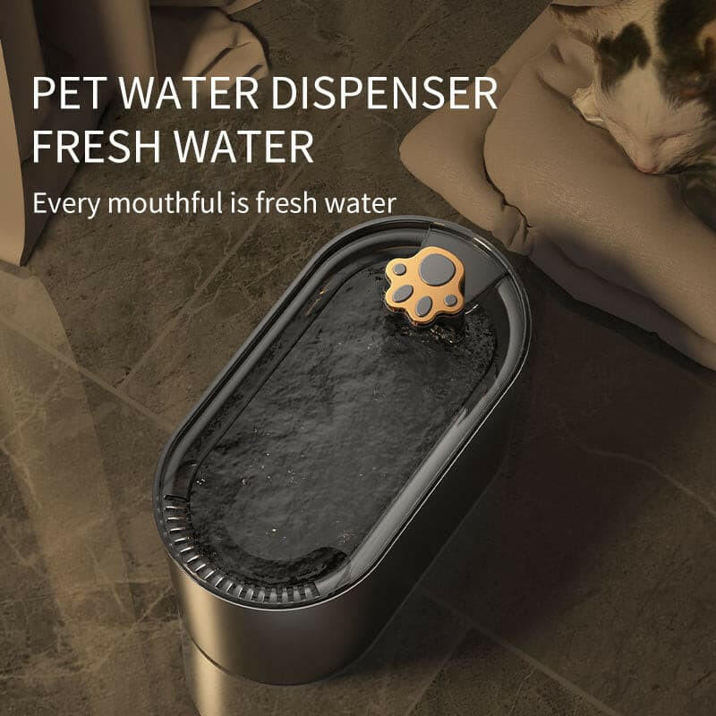 Devako Pet Ultra-leiser Wasserspender mit LED-Beleuchtung Wasserfontäne