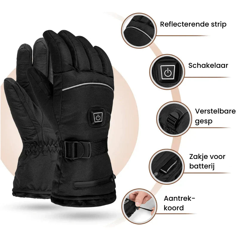Beheizbare Handschuhe – Wasserdichtes Design & Einstellbare Wärme für Angenehme Winteraktivitäten