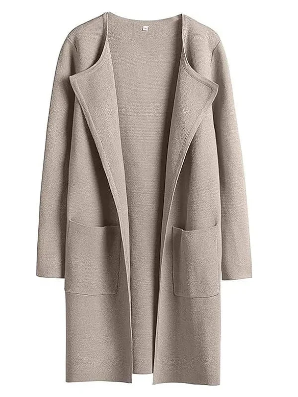 Stylische lange Strickjacke für Frauen - Davie