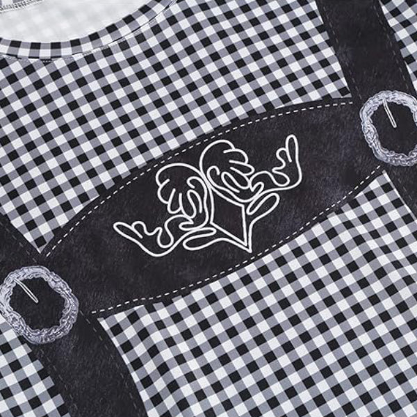 BrauBruder – T-Shirt mit Lederhosen- & Bierbauch-Print