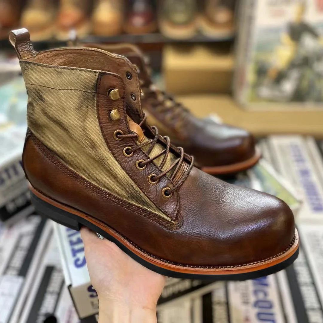 AlpenHeritage – Haferl Sneakers Bernard – Handgefertigte Retro-Stiefeletten