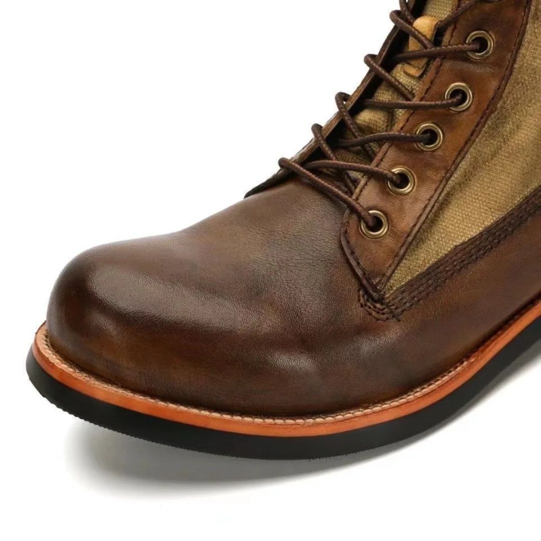 AlpenHeritage – Haferl Sneakers Bernard – Handgefertigte Retro-Stiefeletten