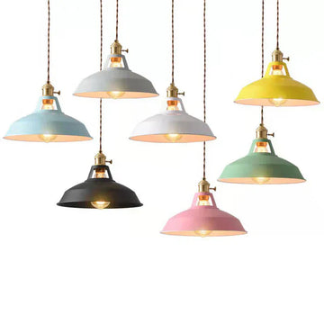 LumiIron – Lampada a sospensione industriale retrò in metallo – Regolabile e robusta