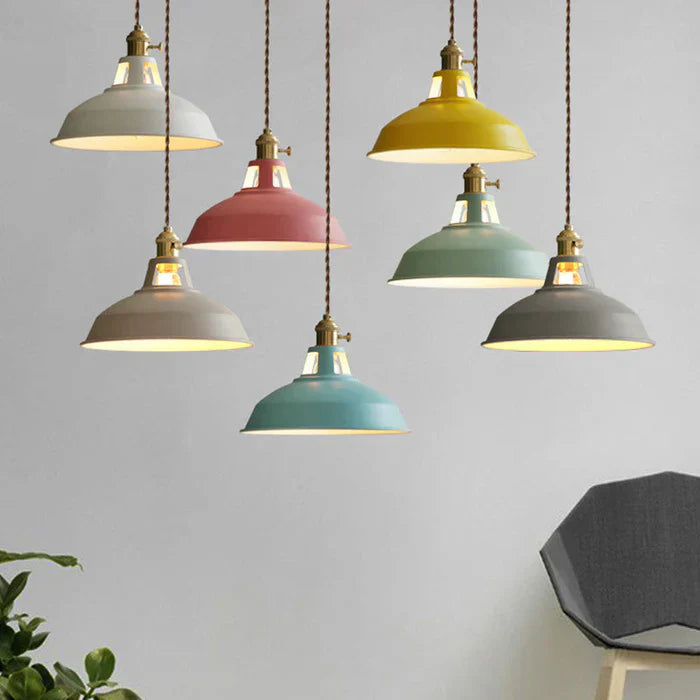 LumiIron – Lampada a sospensione industriale retrò in metallo – Regolabile e robusta