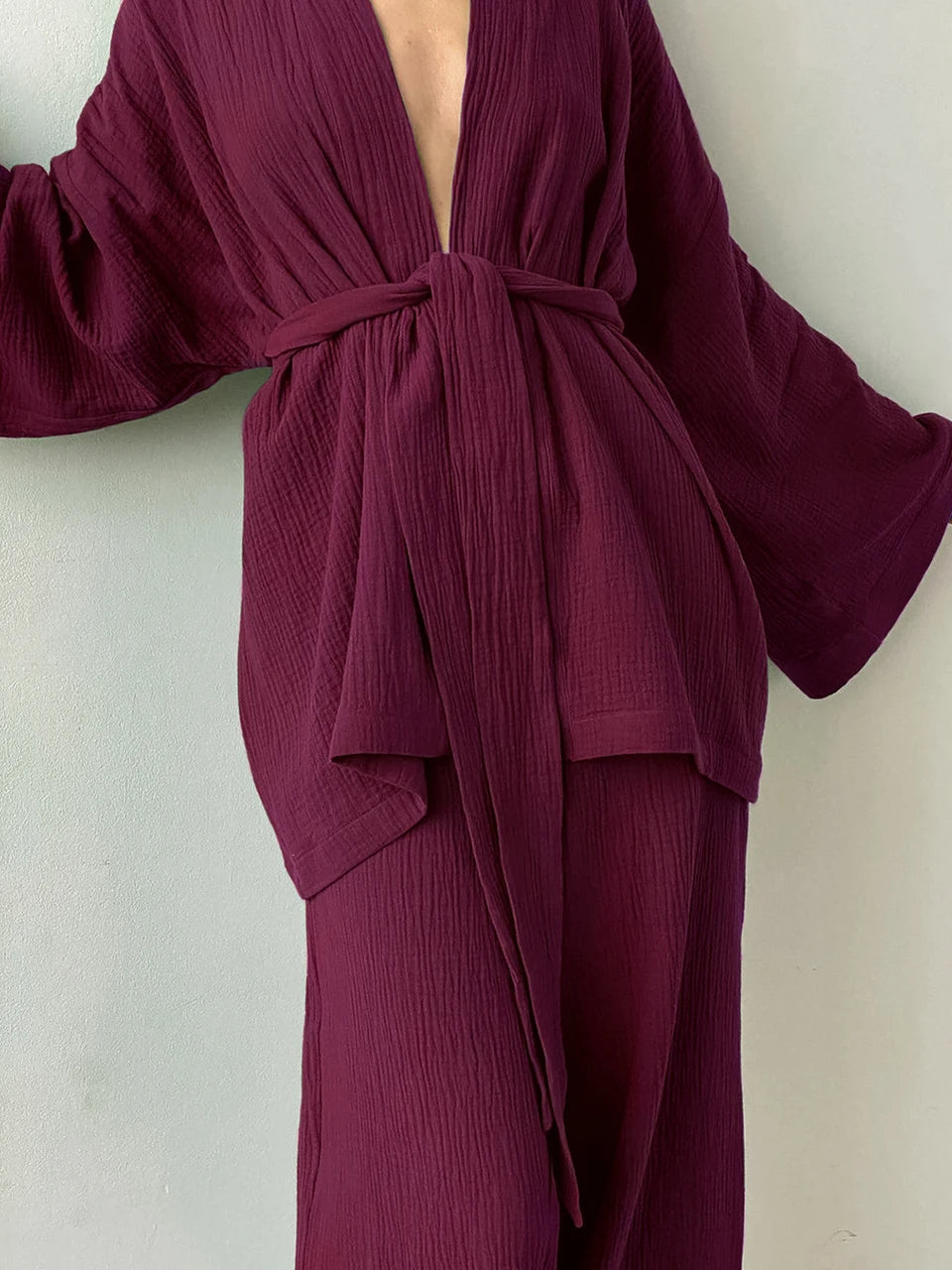 Elegantes bequemes Kimono-Set für Frauen - Haliya
