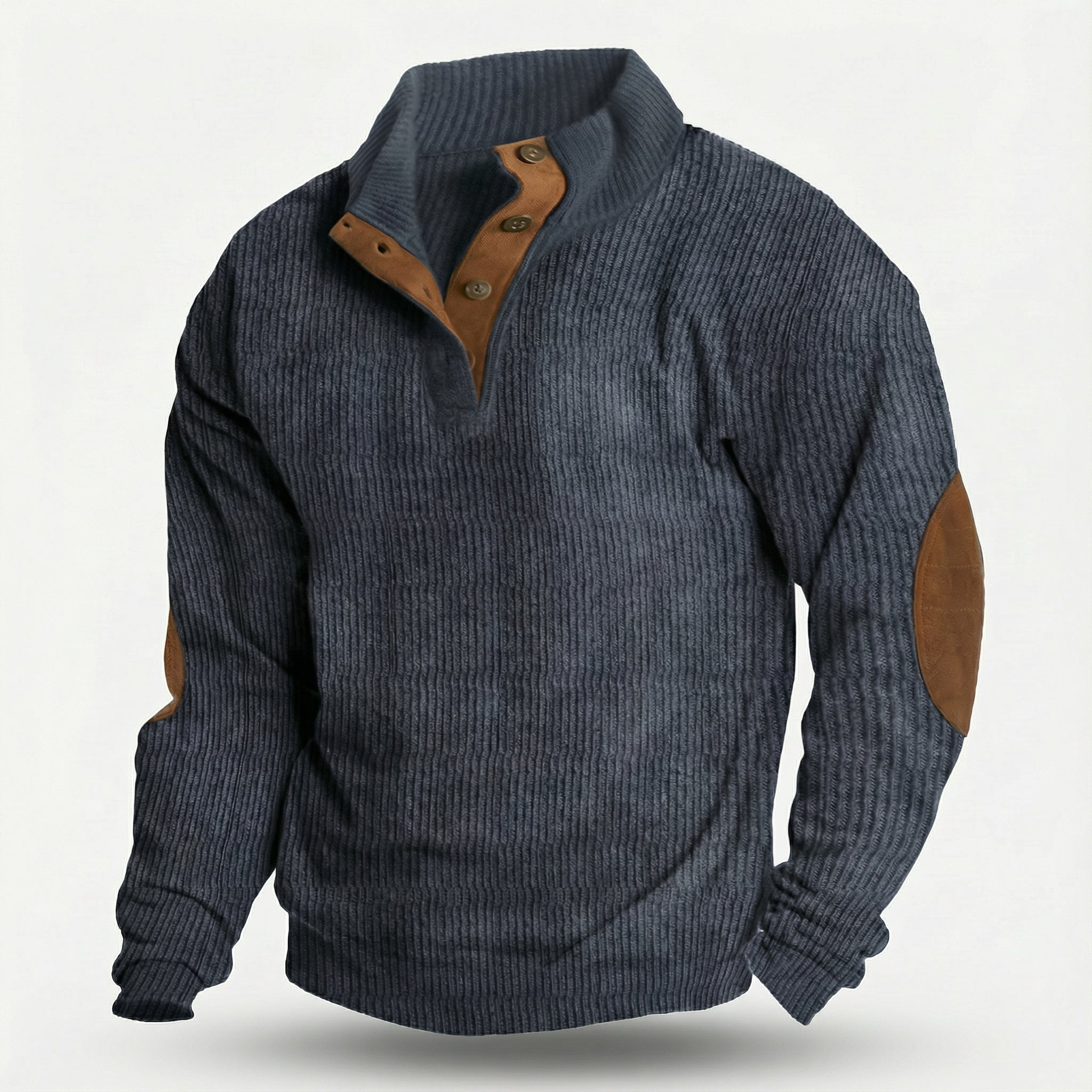 Herren Outdoor Pullover – Strukturierter Strick, Robustes Material & Bequemer Schnitt