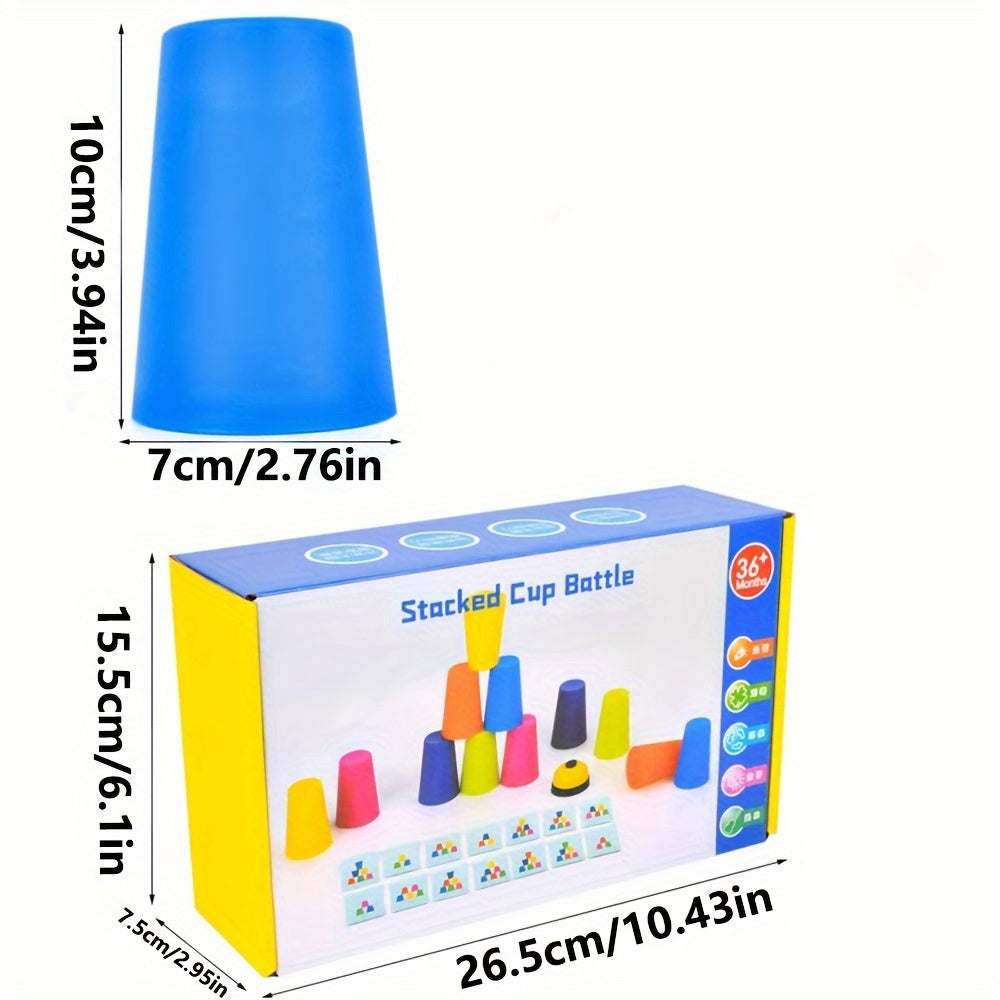 Pädagogisches Stacking Cup Puzzle Spiel - StackSmart