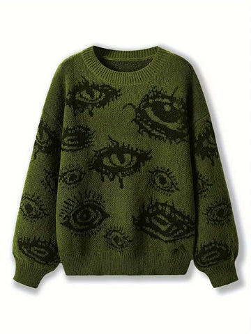 Eve Eyes maglione con scollo rotondo | alla moda e comodo