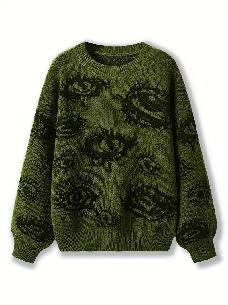 Eve Eyes maglione con scollo rotondo | alla moda e comodo