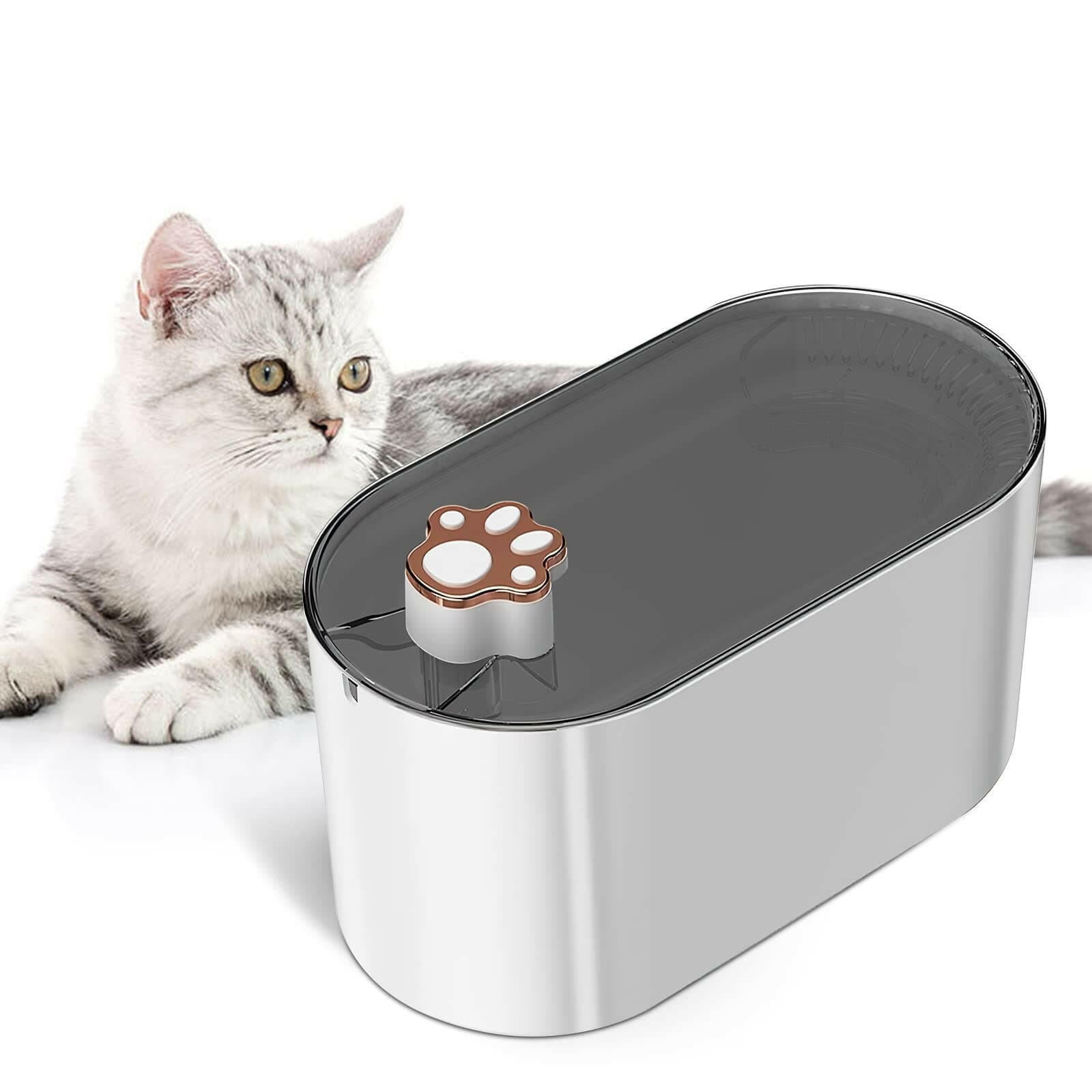 Devako Pet Ultra-leiser Wasserspender mit LED-Beleuchtung Wasserfontäne