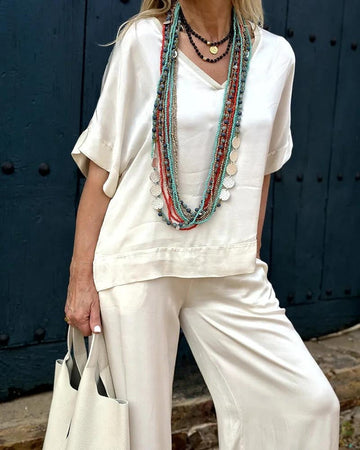 Benedikta - Blusen- und Hosenset mit elegantem Look