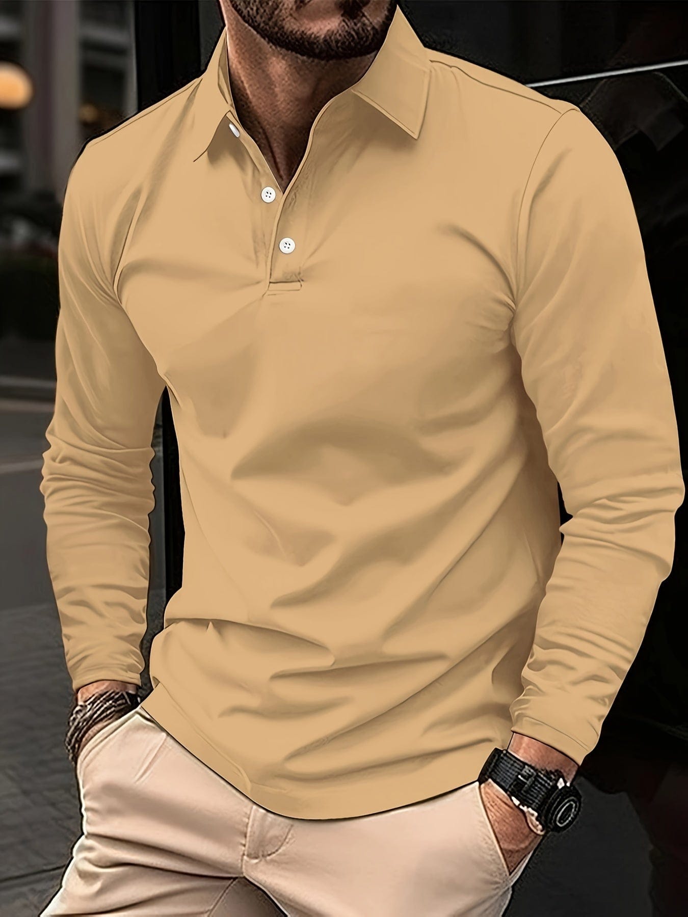 Devako Théo｜Polo homme à manches longues