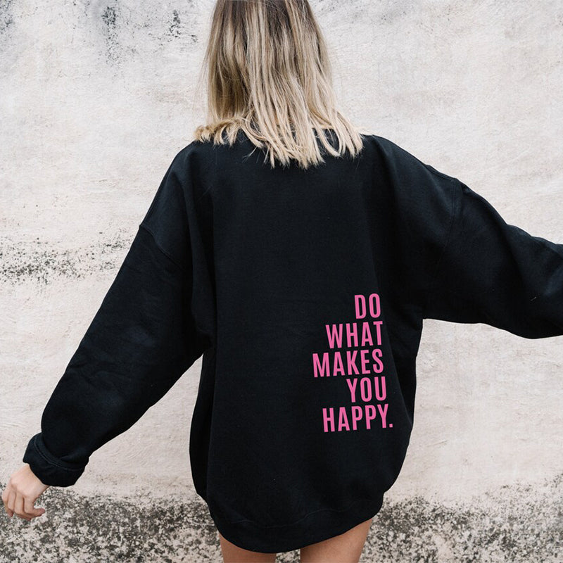 Devako stilfuld statement-hoodie