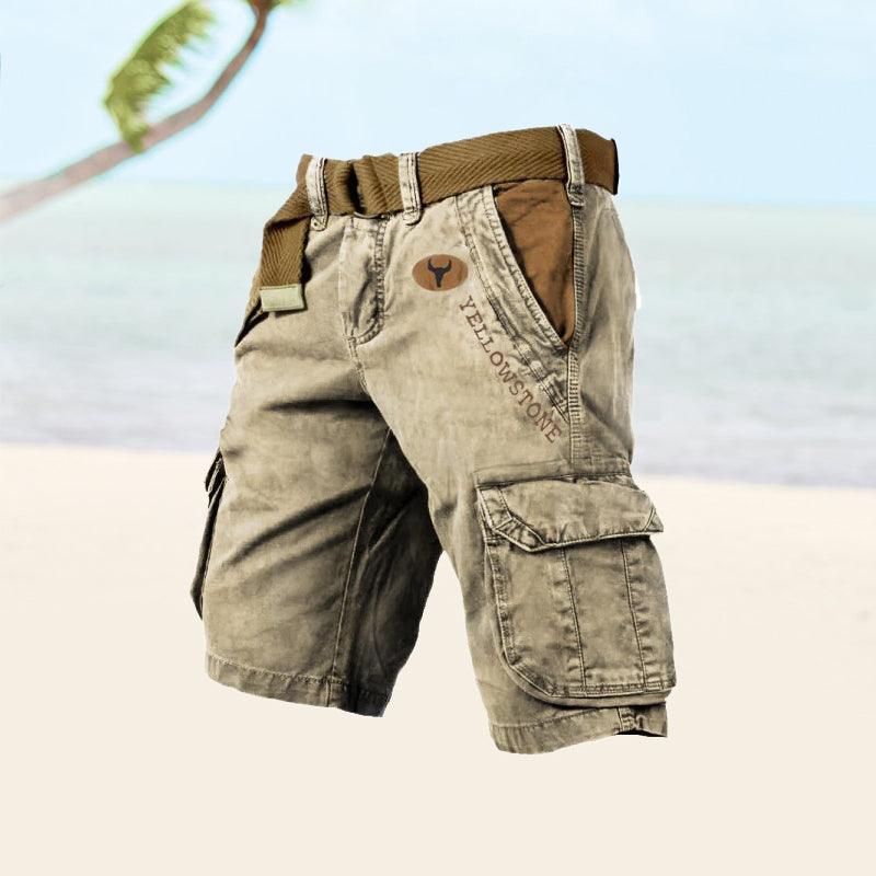 Cargo Shorts Herren – Strapazierfähiges Baumwollmaterial & Praktische Taschen für Alltag und Outdoor
