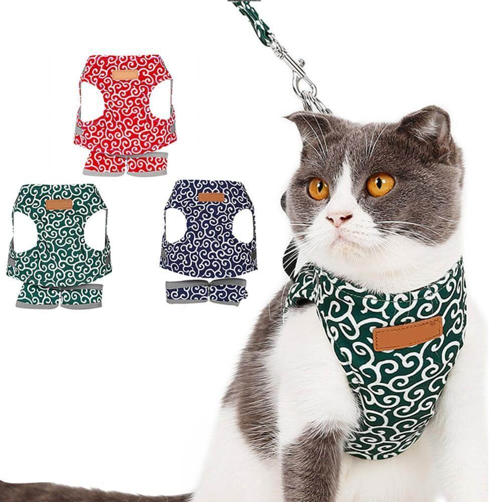 Pawver – Katzenharness atmungsaktiv & gepolstert – für Outdoor-Abenteuer